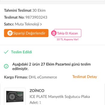 Satın Aldığım Telefon Soğutucusunda Kısa Sürede Soket Arızası Ve İletişim Sorunu