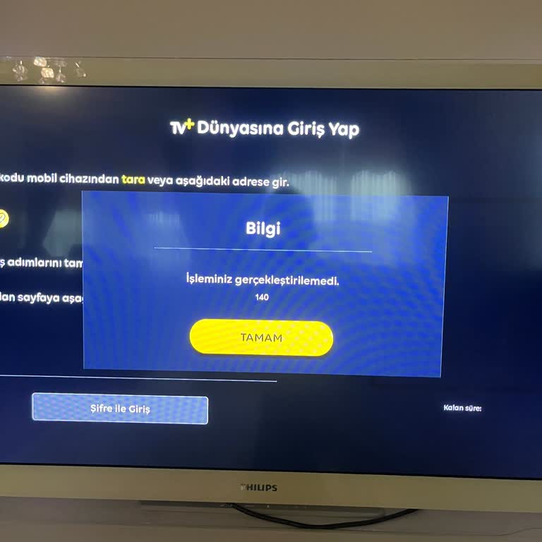 Giriş Hatası 140 Nedeniyle TV+ Hizmetinden Faydalanamıyorum, Çözüm Sunulmuyor