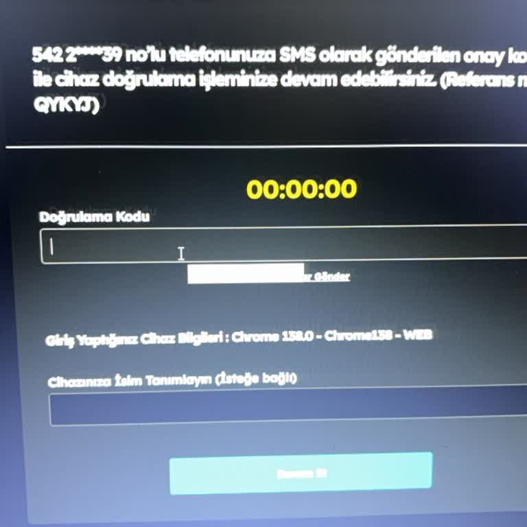 SMS Doğrulama Sorunu Nedeniyle Yayına Erişemiyorum Ve Destek Alamıyorum