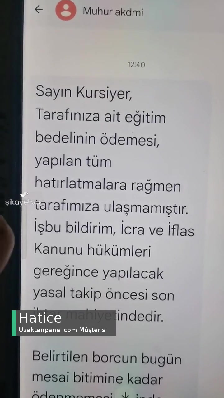 Uzaktanpanel.com Yanıltıcı Mesajlar! videonun kapak resmi