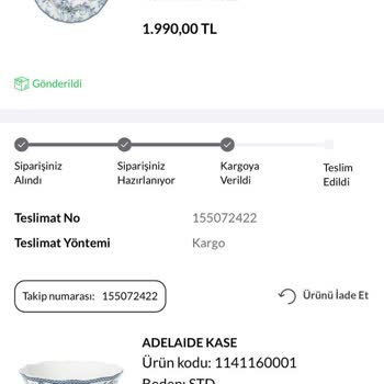 Yanlış Ürün Teslimatı Ve Siparişimin Kaybolması Nedeniyle Mağduriyet Yaşadım