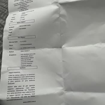 Colin’s Mağazasından Satın Aldığım Hırkanın Tüylenme Sorunu Ve Yetersiz Müşteri Hizmeti