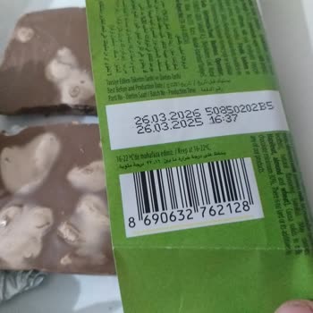 Aldığım Çikolatada Bozuk Koku Ve Renk Nedeniyle Gıda Güvenliği Endişesi Yaşadım