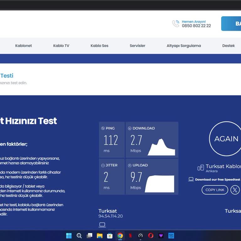 Kablo Net'te 3 Aydır Süren Yüksek Ping Ve Çözülmeyen Sorun