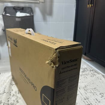 UPS Delivered My ViewSonic Monitor Cracked