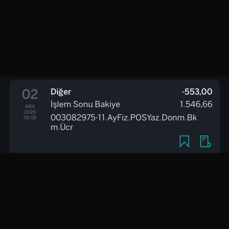 Verilen Sözlere Rağmen Haksız Pos Bakım Ücreti Kesilmesi Ve Bilgilendirme Sorunu