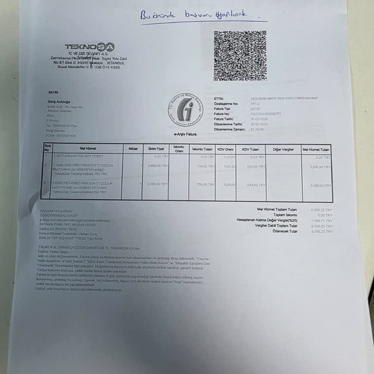 Teknosa'dan Alınan Akıllı Saatin Arızası Ve Hakem Heyeti Sürecinde Yaşanan Sorunlar