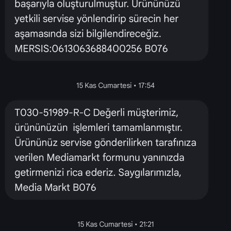 Media Markt Onarım Sürecinin Uzaması Ve Cihaz Teslimatında Mağduriyet
