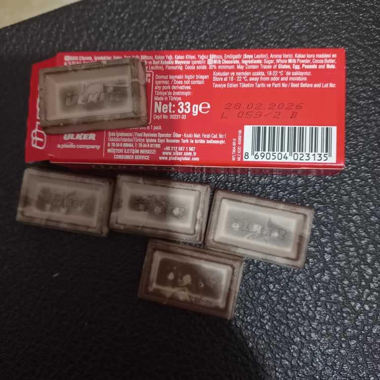 Ülker Napoliten Çikolatalarda Beyazlaşma Ve Donmuş Yağ Tadı Sorunu