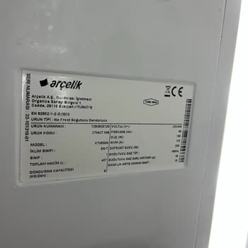 Arçelik Buzdolabı Dondurucu Çekmece Kapağı Kırıldı Yedek Parça Bulunamıyor