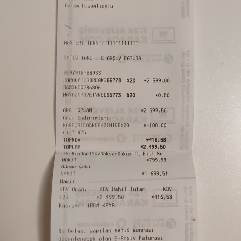 Kısa Sürede Arızalanan Caymatik İçin Fahiş Tamir Ücreti Ve Yetersiz Servis Bilgilendirmesi