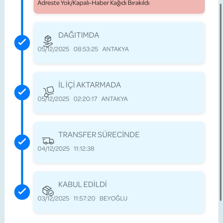 PTT Kargo Teslimatında Gerçeğe Aykırı Bilgilendirme Ve Mağduriyet