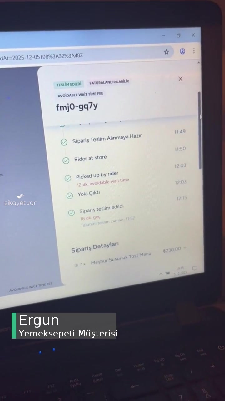 Yemeksepeti Haksız Ceza Kesiyor! videonun kapak resmi