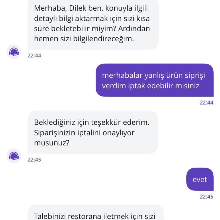 Yanlış Siparişin Anında İptaline Rağmen Ücret İadesi Yapılmadı