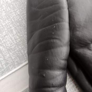 Stradivarius Leather Coat Peeling - Store Refused Exchange