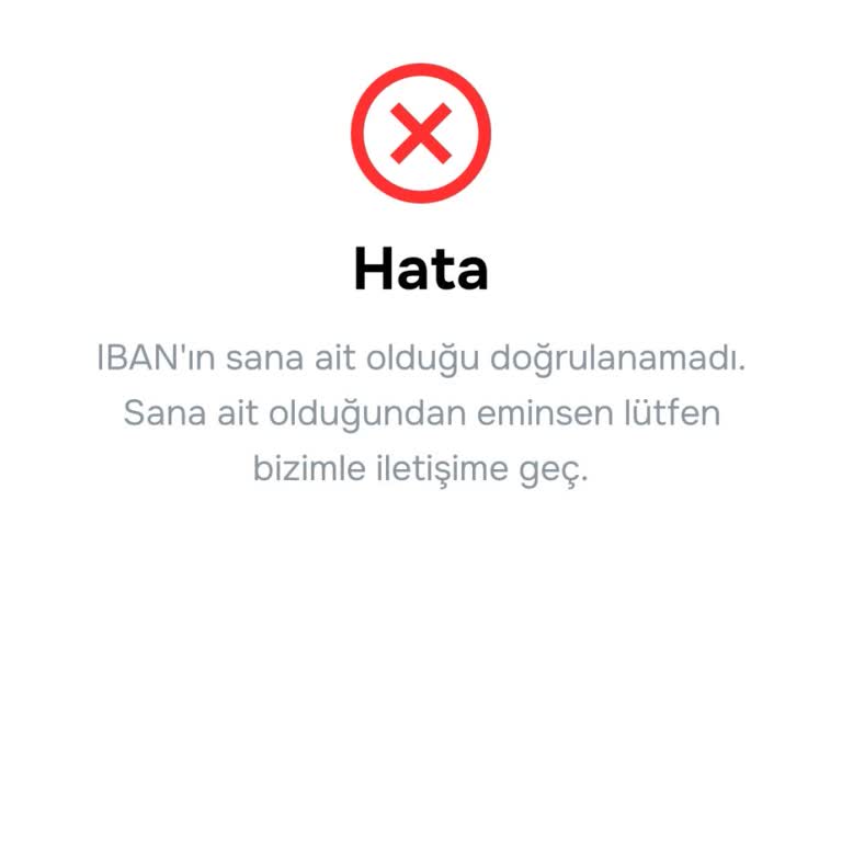 Papara IBAN Ekleme Hatası Nedeniyle Paramı Çekemiyorum