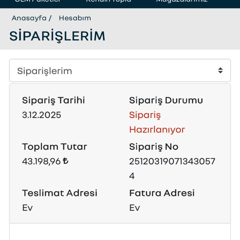 Siparişim Günlerdir Kargoya Verilmedi Ve Hiç Bilgilendirilmedim