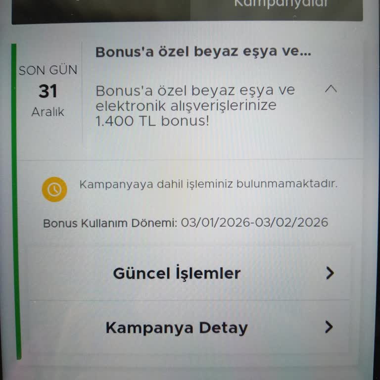 Sözlü Teyitlere Rağmen Kampanya Bonusum Tanımlanmadı