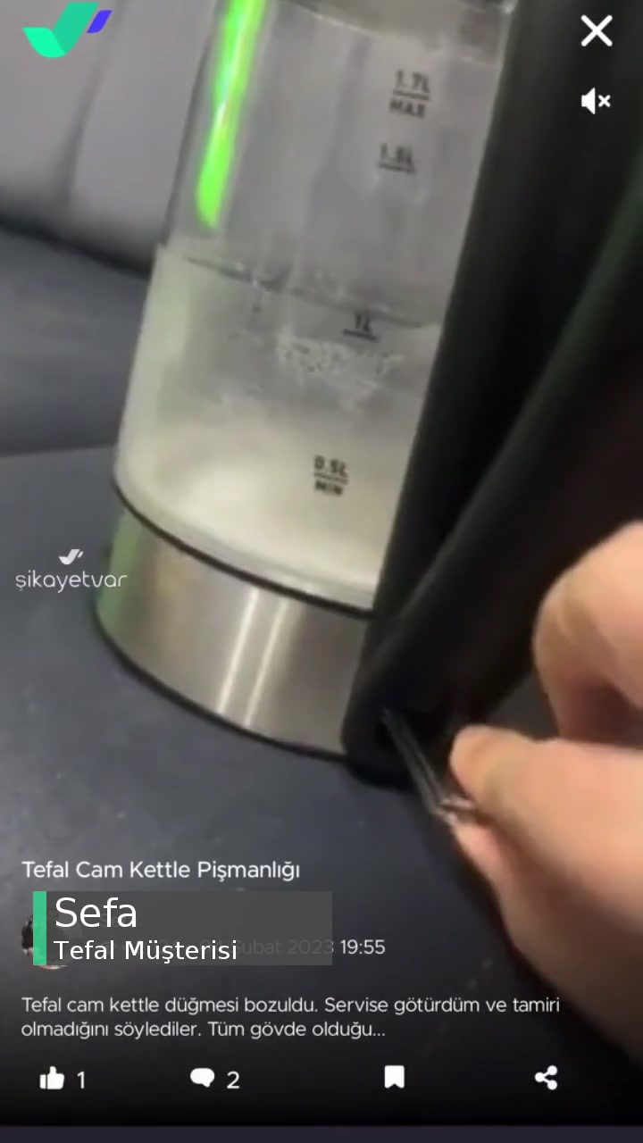 Tefal Cam Kettle Pişmanlığı! videonun kapak resmi