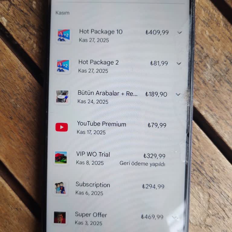 Bilgim Dışında Vodafone Faturama Oyun İçi Ödeme Yansıtıldı