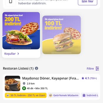 Getir Yemek'te Yanlışlıkla Verilen Siparişin İptal Edilmemesi Ve Eksik-Soğuk Ürün Teslimatı