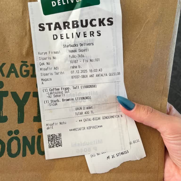 Yanlış Ve Eksik Sipariş, Saygısız Hizmet: Ne Yemeksepeti Ne Starbucks'tan Destek Alabildim