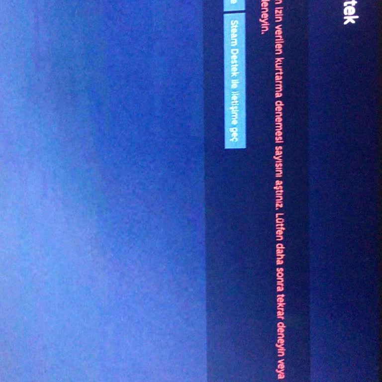 Steam Hesabı Kurtarma Sınırı Ve Belirsiz Bekleyiş