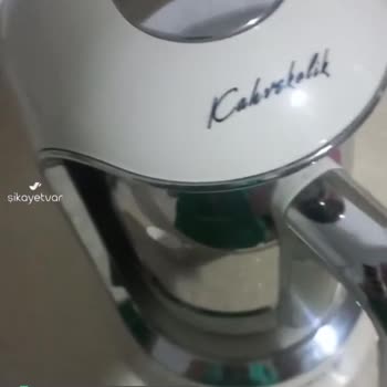 Korkmaz Mutfak Eşyaları Kahve Makinem Kaynatmıyor