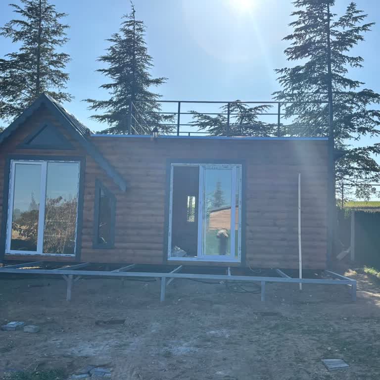 Demonte Ahşap Ev Veranda Kısmı Hiç Yapılmadı, Hâlâ Tamamlanmadı