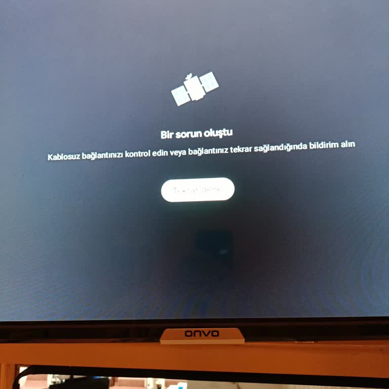 Onvo TV'de Play Store Bağlantı Sorunu