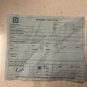 Kısa Sürede Deforme Olan Ayakkabı Ve Ciddiyetsiz İnceleme Süreci Mağduriyeti