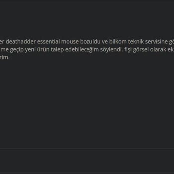 Arızalı Ürün İçin Değişim Talebime Satıcıdan Yanıt Alamıyorum