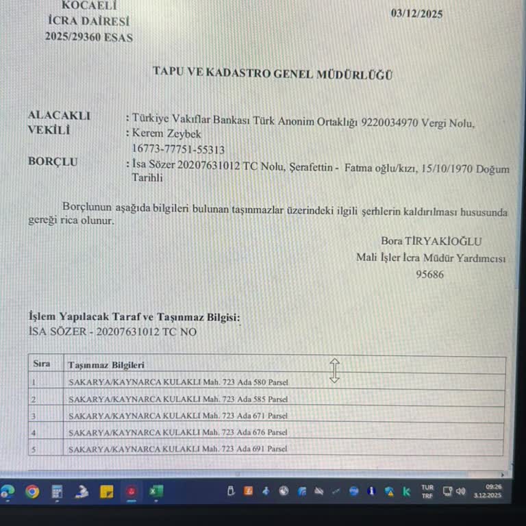 Tüm Borçlar Kapatıldığı Halde Denizbank İpotek Ve Dosya Kapatma İşlemini Gerçekleştirmiyor