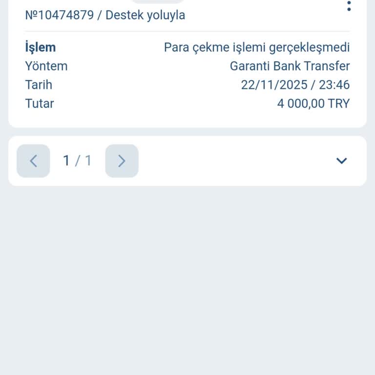 1xbet Onaylanan Para Çekimi 15 Gündür Yatmadı Muhatap Bulamıyoruz