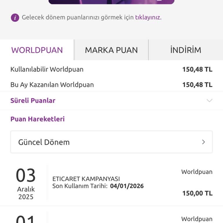 Worldpuanların Kullanılamaması Ve Müşteri Hizmetlerinin Yetersizliği