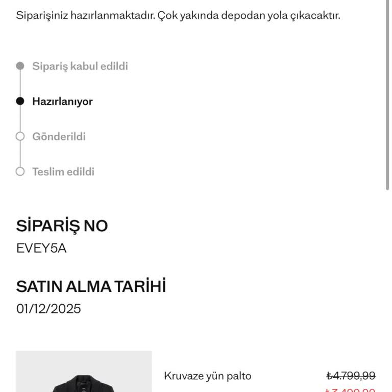 Mango Online Siparişim 8 Gündür Kargoya Verilmedi Ve Bilgilendirme Yapılmıyor