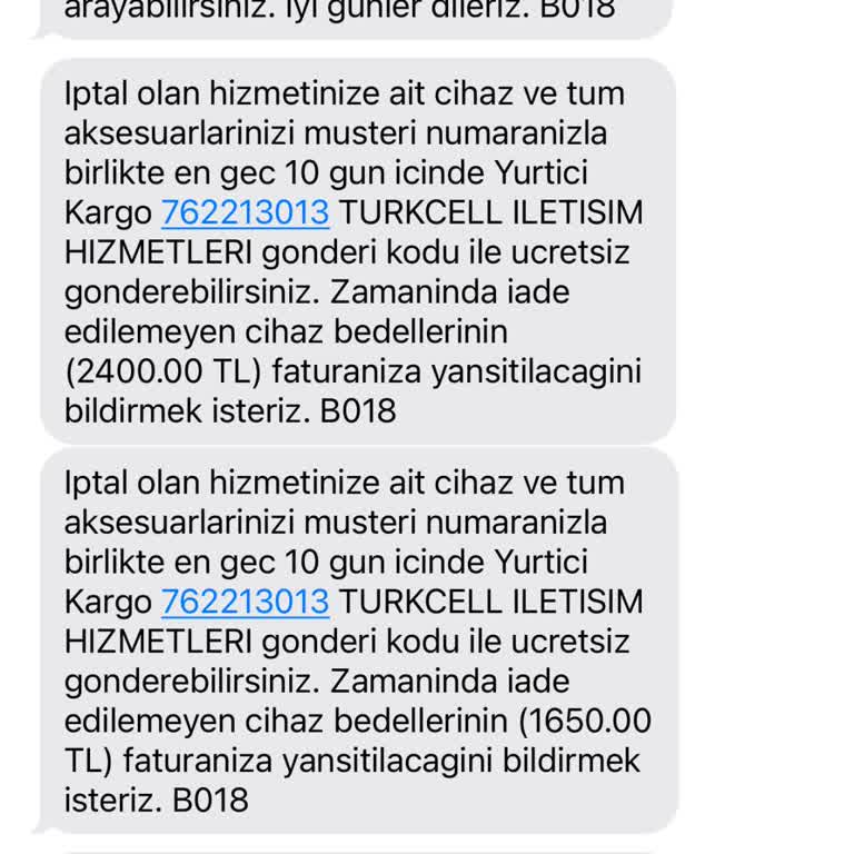Kullanılmayan Hizmet İçin Ücret Talebi Ve Destek Sorunu