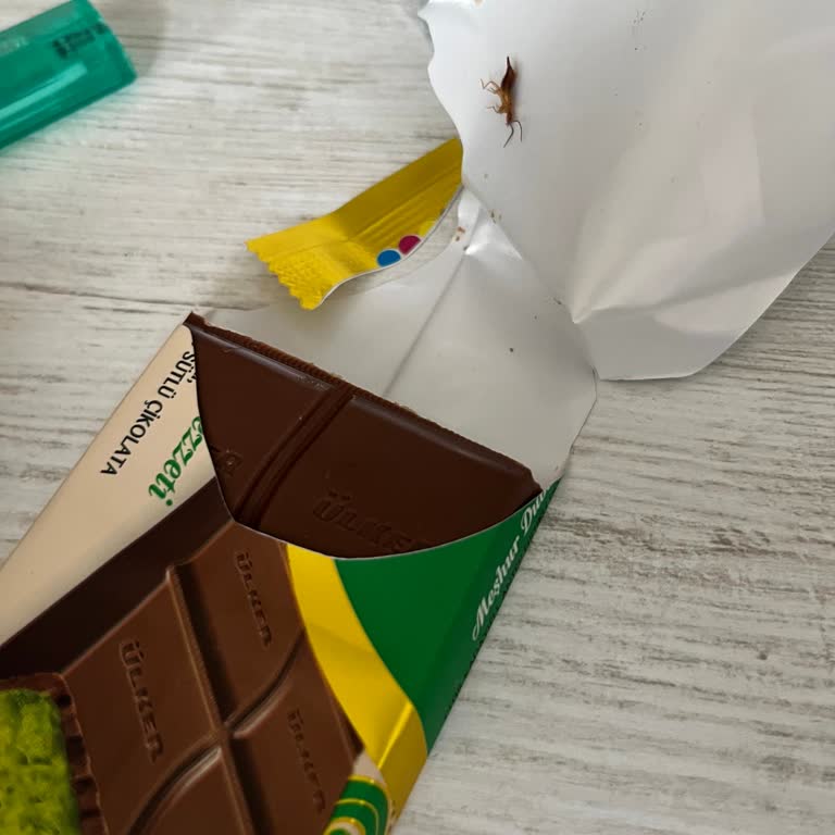 Ülker Dubai Çikolatasında Canlı Böcek Şoku: Sağlık Ve Hijyen Endişesi