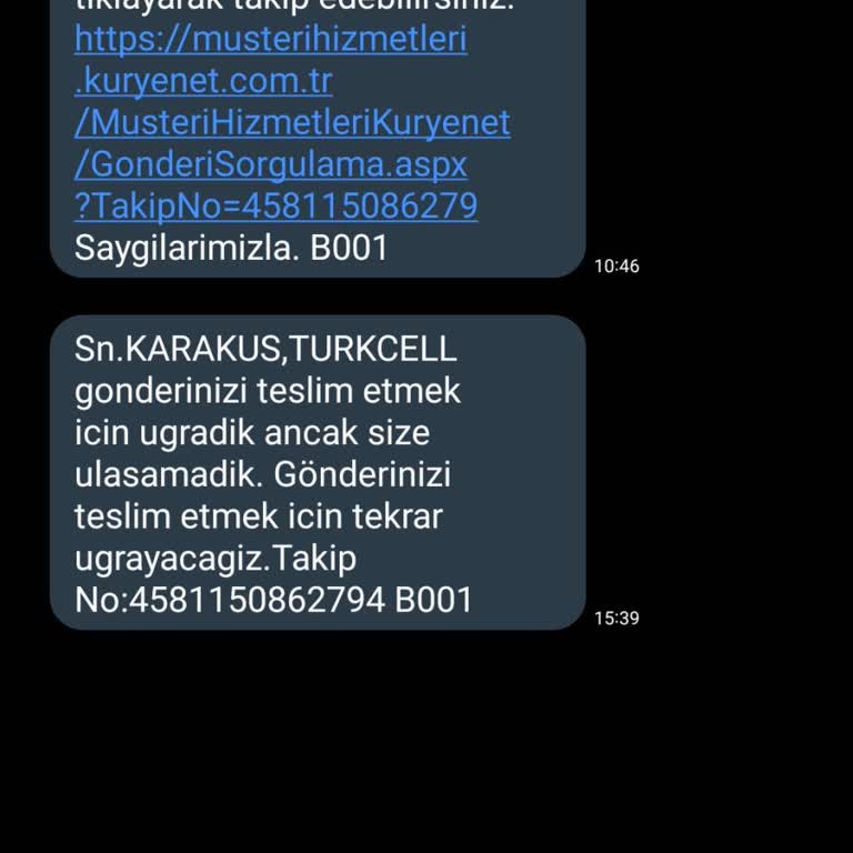 Adrese Uğranmadan Teslim Edilemeyen Sim Kart Ve İletişim Sorunu