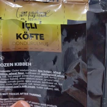 Aldığım İçli Köfte Beklenmedik Şekilde Dağıldı Ve Yenmeyecek Hale Geldi