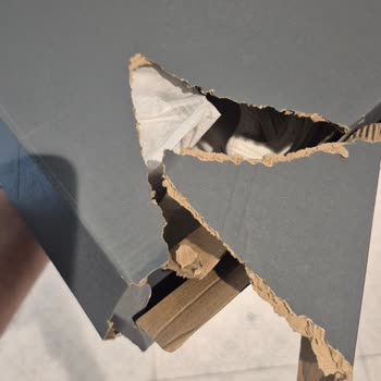 Sipariş Edilen Ayakkabının Kutusu Parçalanmış Ve Üzerinde Lekelerle Teslim Edilmesi