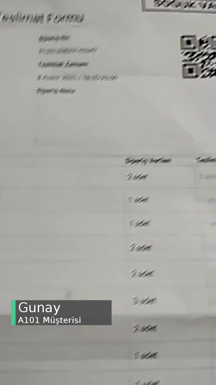 A101 Eksik Ve Çok Fazla Poşet Girmişler Ve Şikayetçi Olacağım videonun kapak resmi