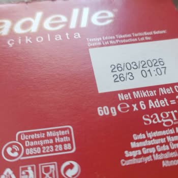 Aldığım Tadelle Çikolatalar Bozuk Çıktı, Firmadan Dönüş Alamadım