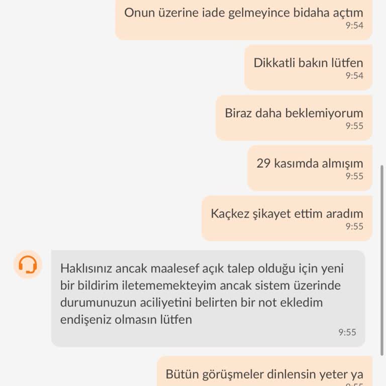 Kedi Kumu Siparişim Teslim Edilmedi İade Talebim Sonuçlanmıyor
