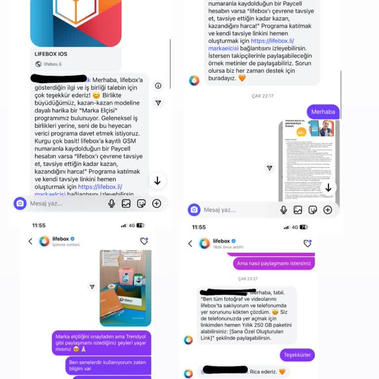 Lifebox İş Birliğinde PR Ürünü Gönderilmemesi Ve Yetersiz İletişim