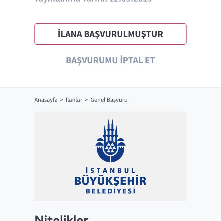 İBB Kariyer Başvurularımda Geri Dönüş Alamıyorum, Mağduriyet Yaşıyorum