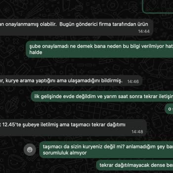 Yanıltıcı Bilgilendirme Ve Teslim Edilmeyen Kargo Nedeniyle Mağduriyet