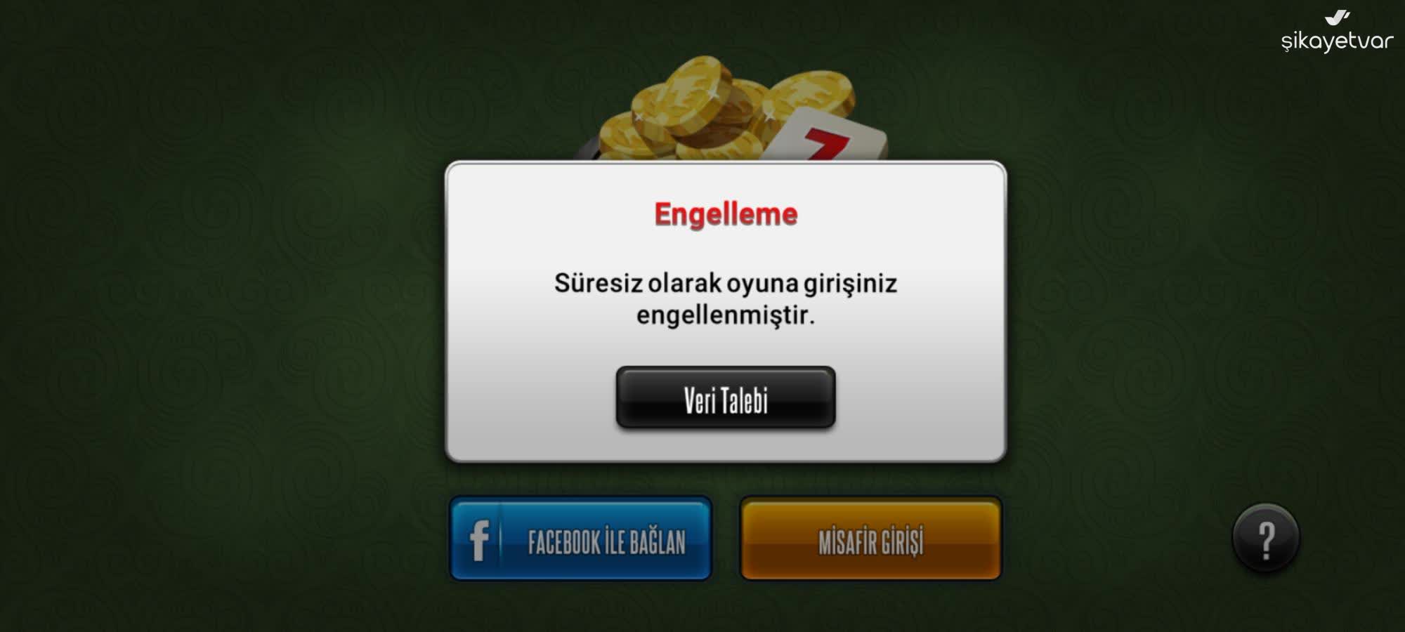 Okeyplus.com Haksız Süresiz Ban Ve Hesapta Biriken Çiplerin Kaybı