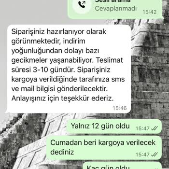 Siparişim Gönderilmedi, Satıcı Sözlerini Yerine Getirmiyor Ve Mağdur Ediliyorum
