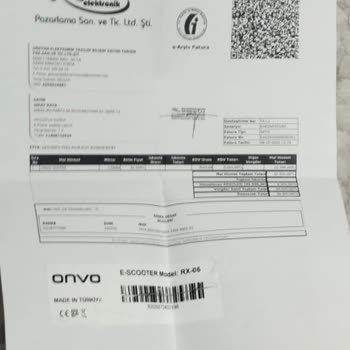 Sıfır Alınan Onvo RX5 Elektrikli Bisiklette Teker Yalpalaması Ve Disk Sürtme Sorunu